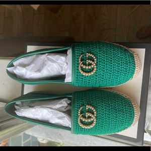 Gucci Espadrilles with Pearl GG logo